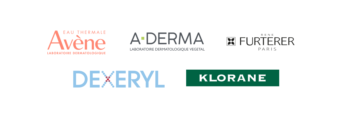 15% korting Avene, Ducray, A-derma, Klorane, Rene Furterer and Dexeryl