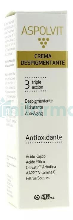 Crema Desigmentante Triple Accion Aspolvit 30ml