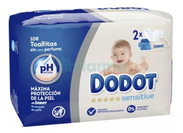 Dodot Sensitive Toallitas Recambio 108ud