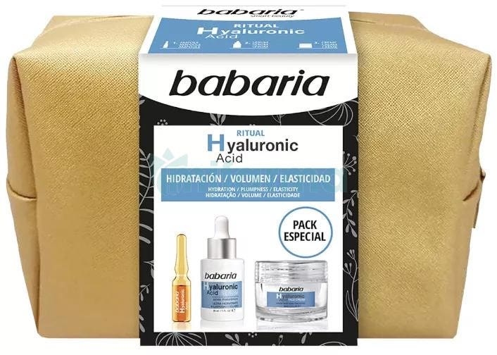 Estuche Babaria Ac. Hialuronico Serum 30ml Crema 50ml Ampolla 2ml