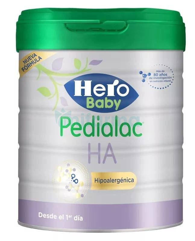 Pedialac 1 HA Hipoalergenica Leche 800 Gramos Hero Baby