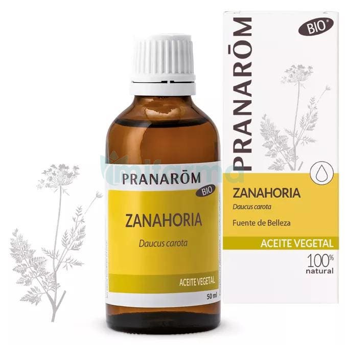 Aceite Vegetal Zanahoria BIO Pranarom 50 ml.