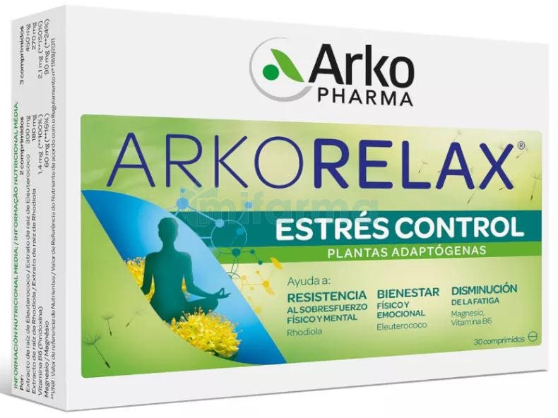 Arkorelax Estres Control 30 Capsulas