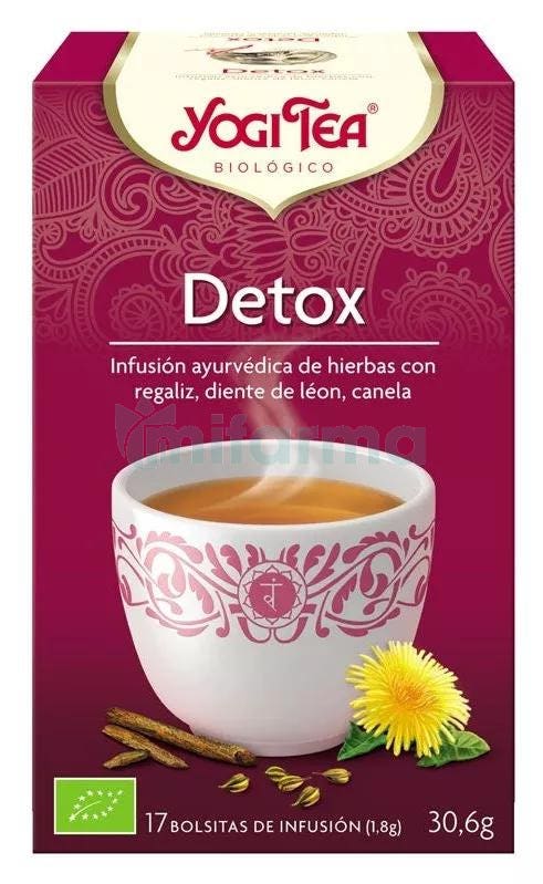 Infusion Detox Yogi Tea 17 Bolsitas