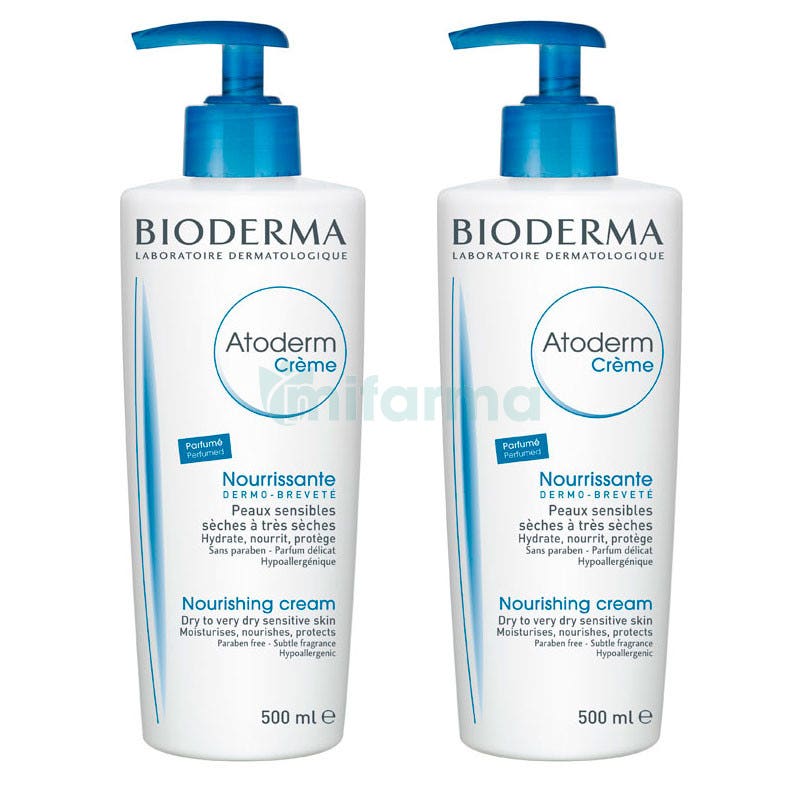 Bioderma Atoderm Crema 500ml con Dispensador   500 ml DUPLO