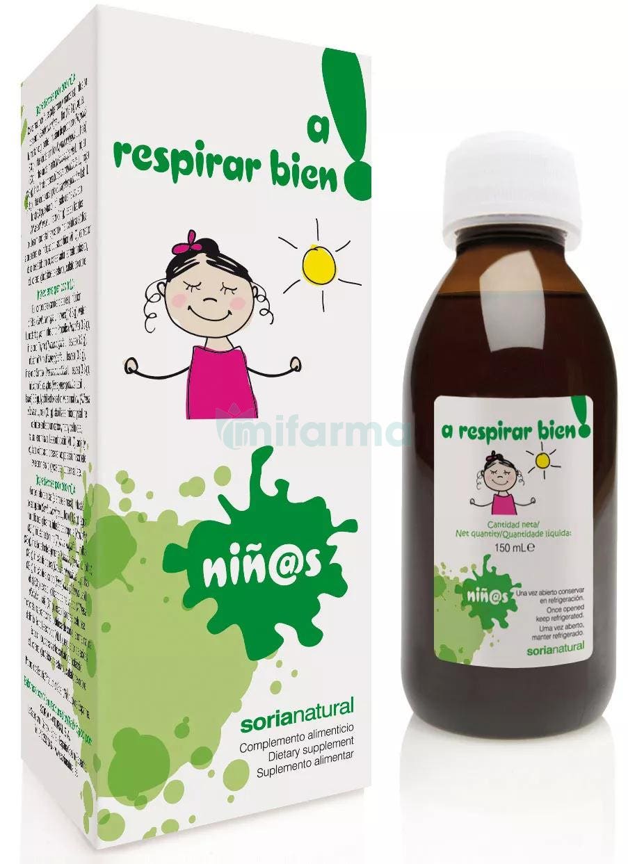 Soria Natural Jarabe A Respirar Bien Ninos 150 ml