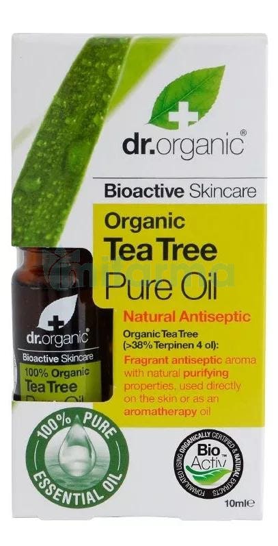 Aceite Puro de Arbol de Te Organico Dr. Organic 10ml