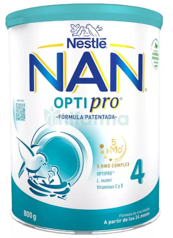 Nestle NAN Optipro 4 Leche de Crecimiento 800 g