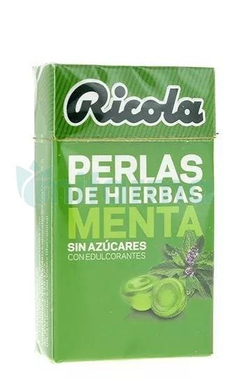 Ricola Perlas Sin Azucar 25g Menta