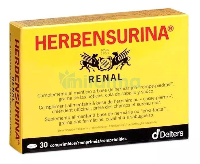 Deiters Herbensurina 30 Comprimidos