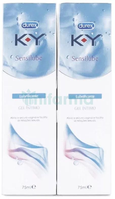 Durex Sensilube KY Gel Lubricante Intimo 75ml DUPLO