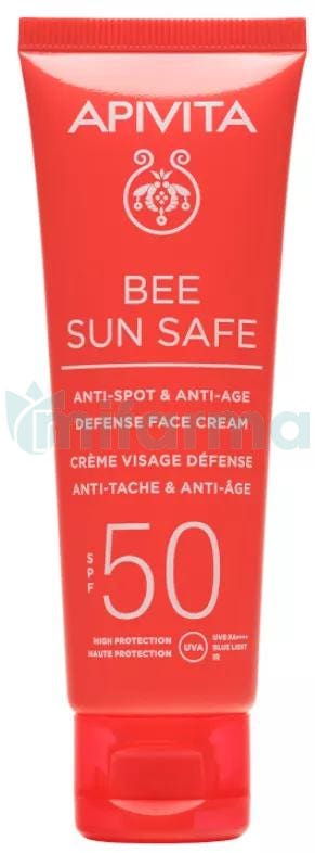 Apivita Bee Sun Safe Crema Solar Facial Antimanchas SPF50 50 ml