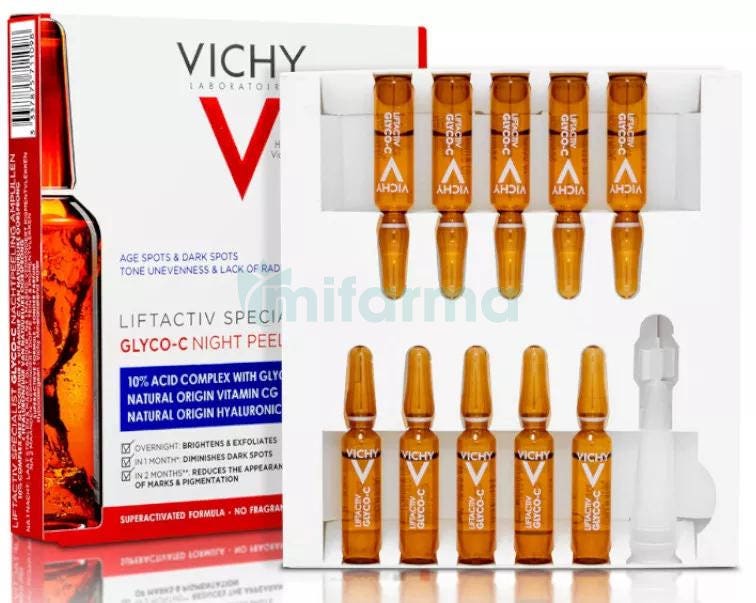 Vichy Liftactiv Specialist Glyco-C Ampollas Antimanchas 10 uds