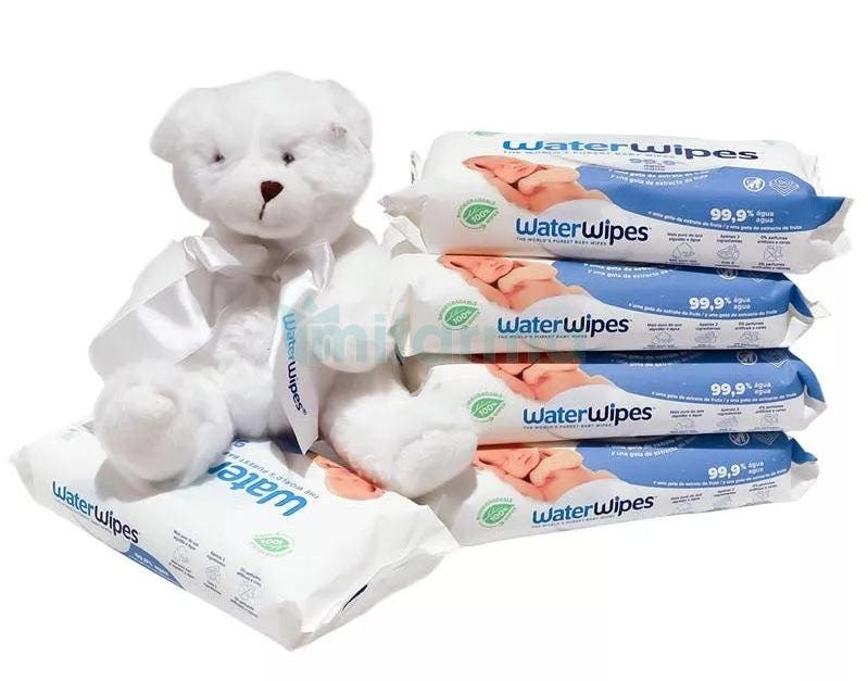 Waterwipes Toallitas Bebe 5x60 uds Osito de Peluche