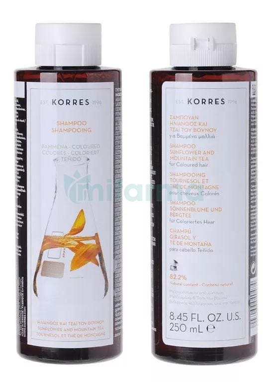 Korres Champu Cabello Tenido 250 ml