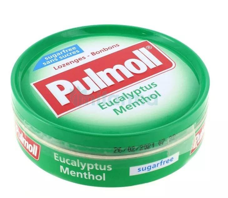 Pulmoll Eucaliptus Sin Azucar Vitamina C 45 Gramos