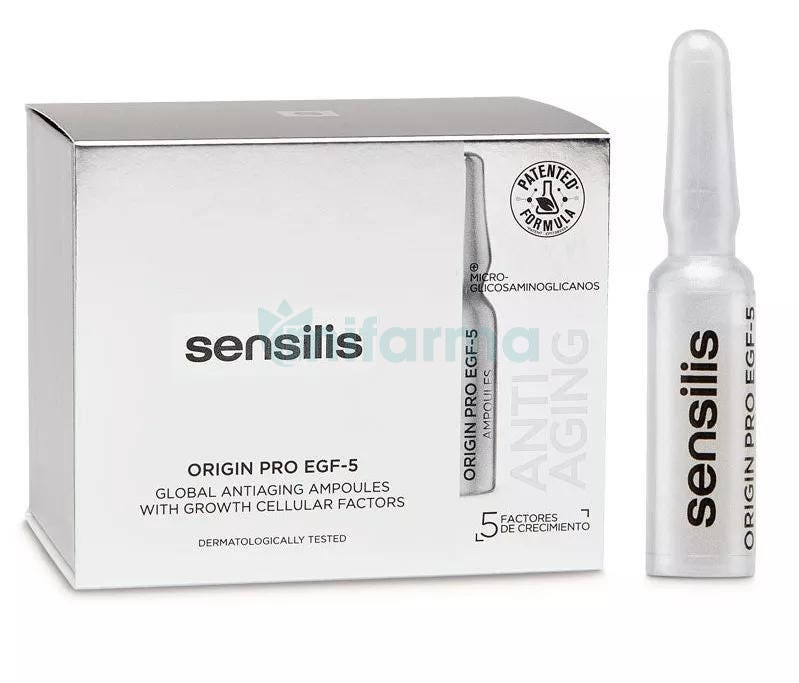 Ampollas Anti-Edad Origin Pro EGF-5 Sensilis 30Uds x 1,5ml