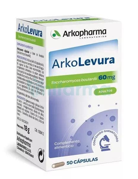 Arko-Levura Saccharomyces Boulardii 50 Capsulas