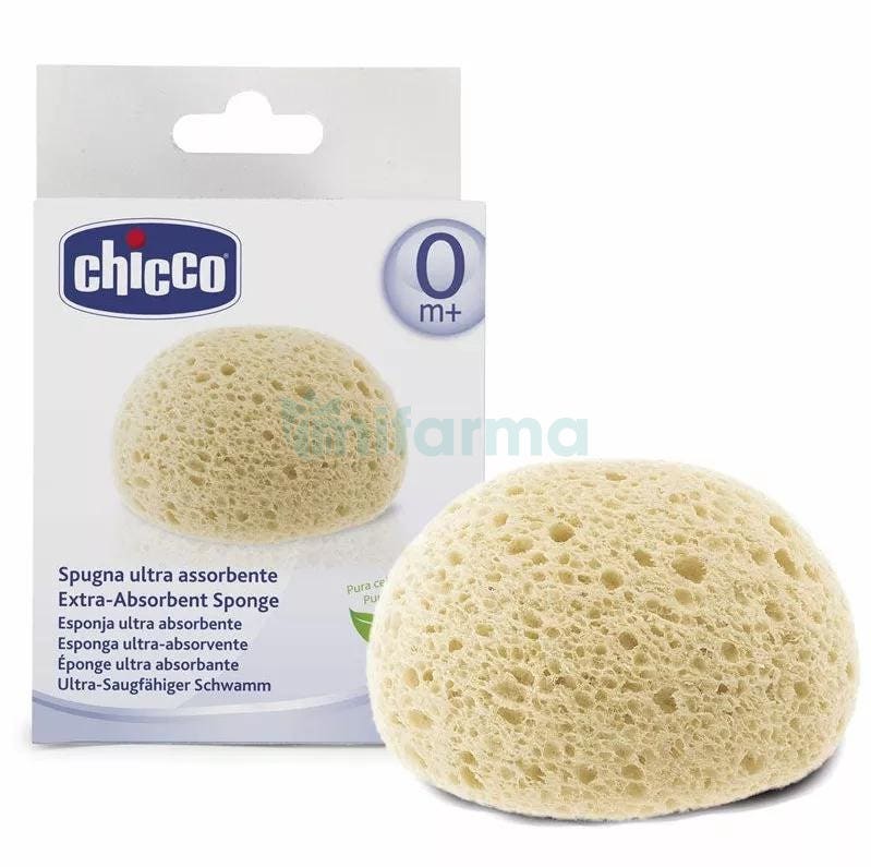 Chicco Esponja Ultra Absorbente Celulosa Natural