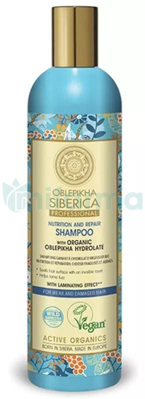 Champu Cabello Danado Oblepikha Natura Siberica 400ml