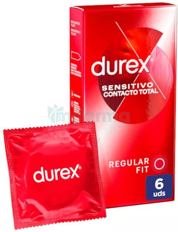 Durex Contacto Total Preservativo Sensitivo 6 Uds