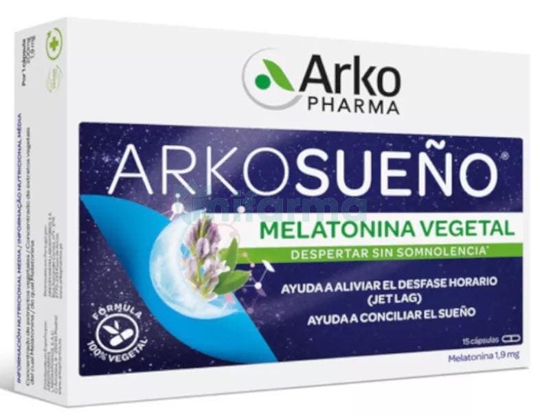 Arkopharma ArkoSueno Mel 100 Vegetal 1,95mg 15 Capsulas