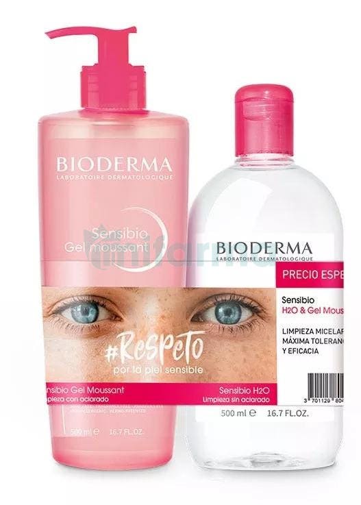 Bioderma Agua Micelar 500ml Sensibio Gel Moussant 500ml