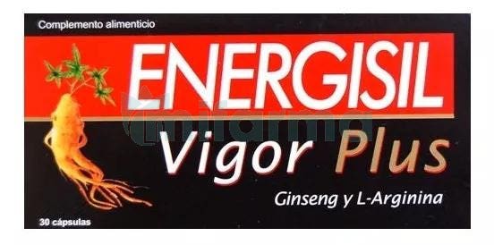 Energisil Vigor Plus Ginseng y L-Arginina 30 Capsulas