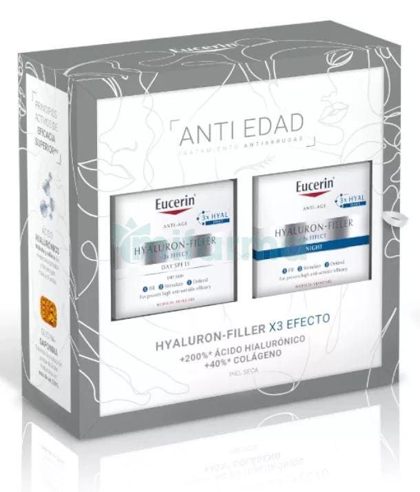 Eucerin Hyaluron Filler Dia Piel Seca 50 ml Crema Noche 50 ml