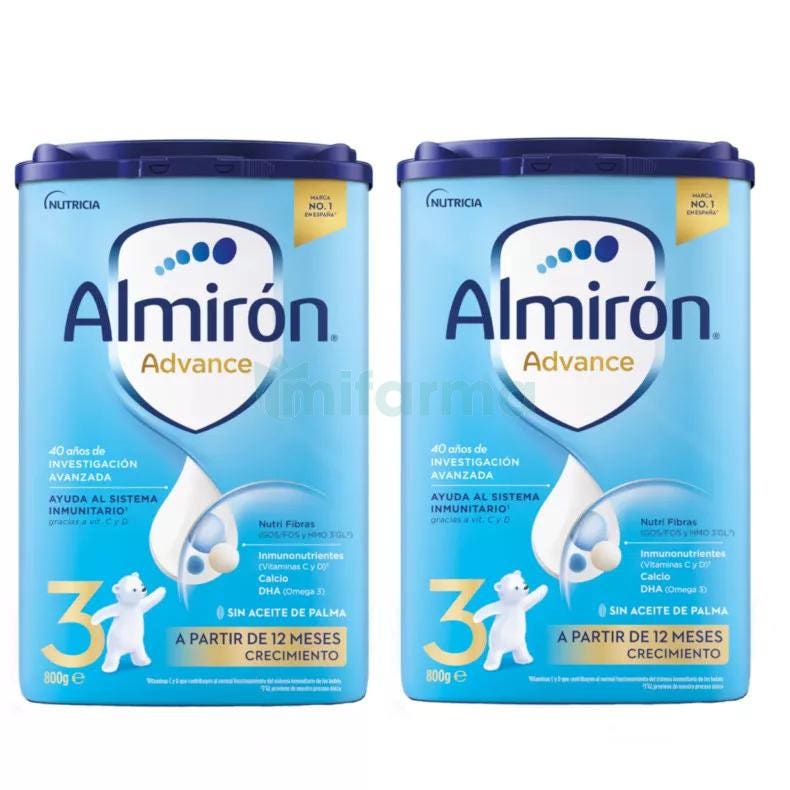 Almiron Advance Pronutra 3 Leche Crecimiento 2x800 Gr