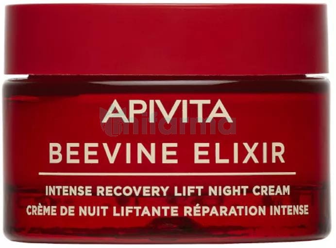 Crema Noche Antiarrugas y Reafirmante con Efecto Lifting Wine Elixir Apivita 50ml