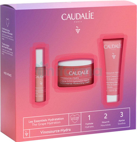 Caudalie Cofre Vinosource Crema SOS Vinosource Hidratante 50 ml REGALOS