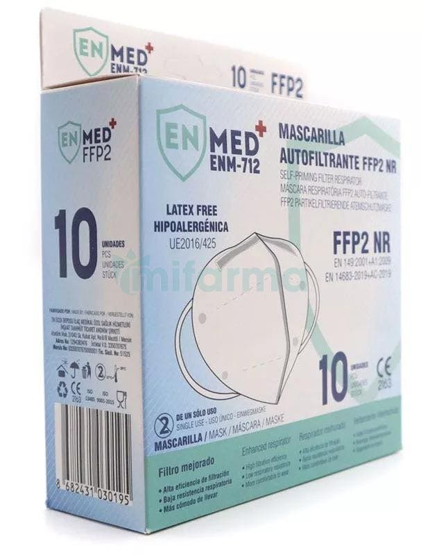 Mascarilla FFP2 Color Blanco Mundosalud 10 uds