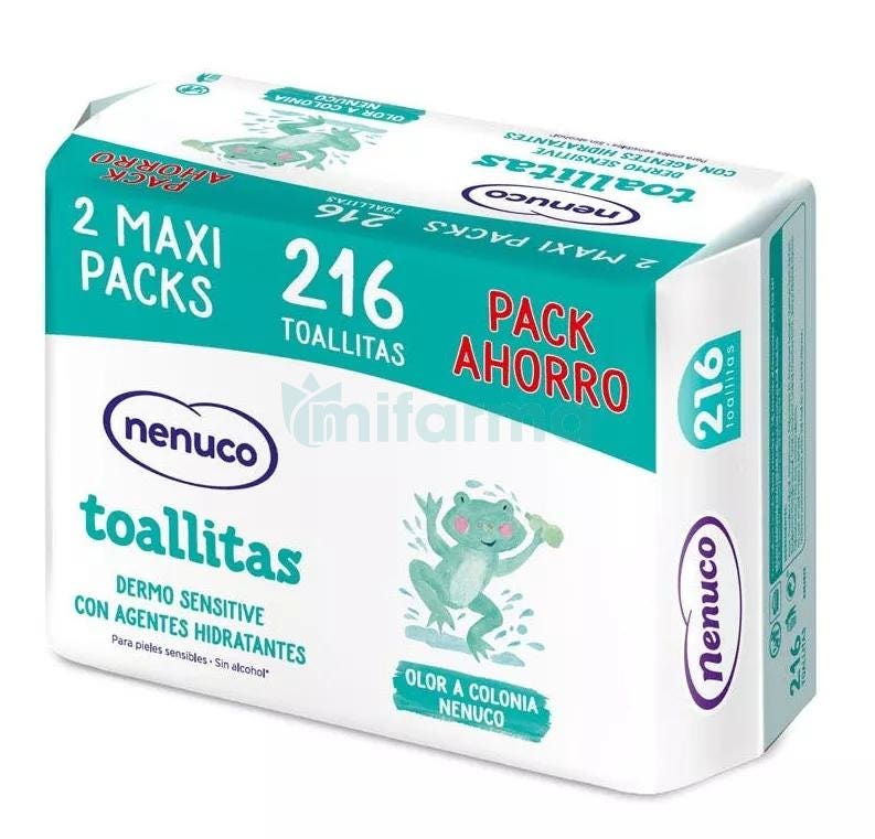 Toallitas Nenuco DUPLO 2x108uds