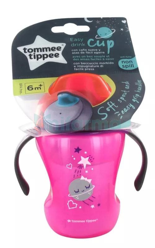 Tommee Tippee Explora Easy Drink Cup 6m con Asas Morado 230ml