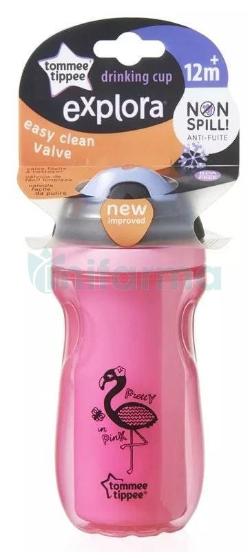 Taza Active Drinking Tommee Tippee 12m Rosa 260ml