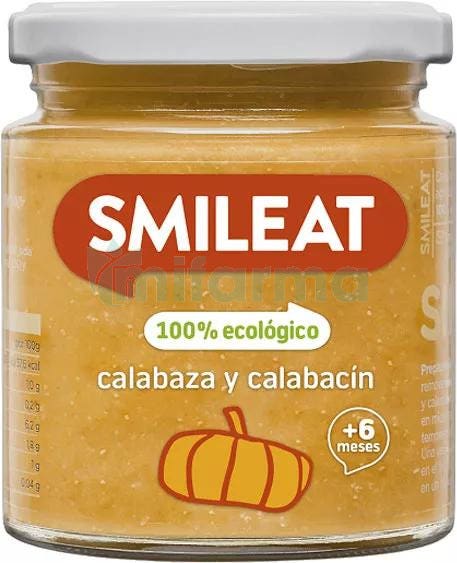 Smileat Tarrito de Calabaza y Calabacin 100 Ecologico 230g