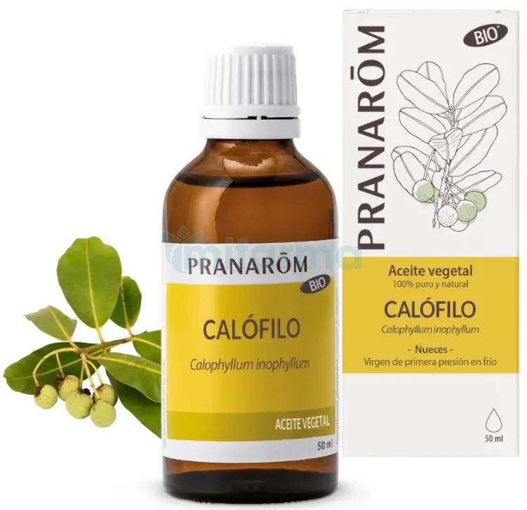 Aceite Vegetal Calofilo BIO Pranarom 50 ml.