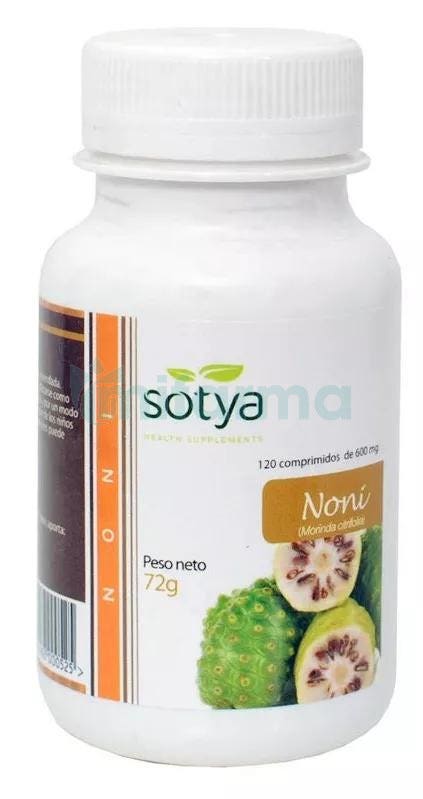 Noni 600 mg Sotya 120 Comprimidos