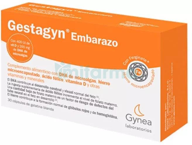 Gestagyn Embarazo 30 Capsulas