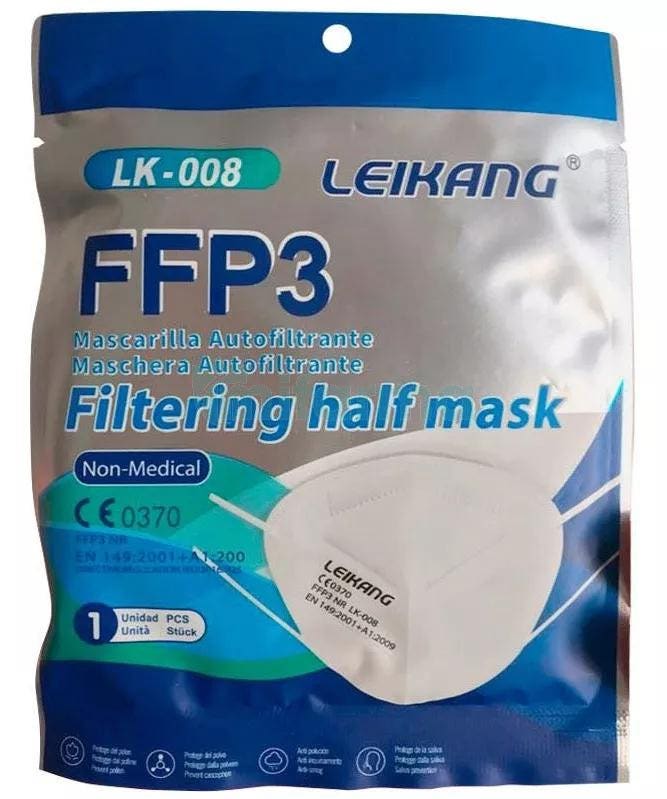 Mascarilla FFP3 Leikang 1Ud