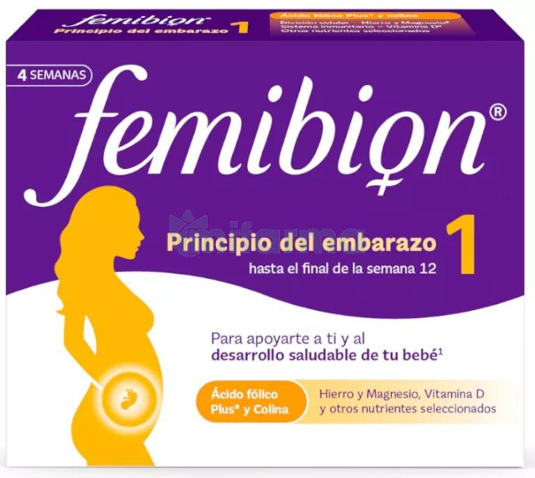 Femibion 1 Embarazo Semanas 1-12 28 Comprimidos