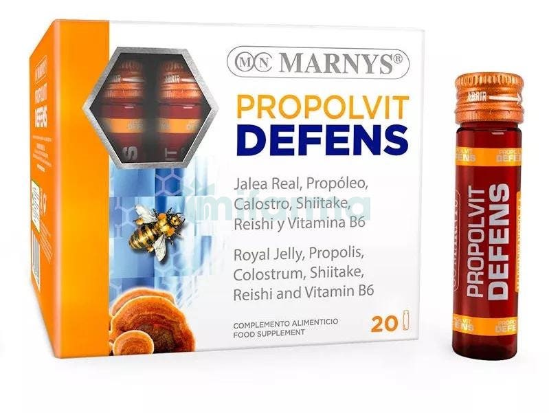 Propolvit Defensas Jalea RealCalostroPropoleoReishiShitake Marnys 20 Vialesx10ml