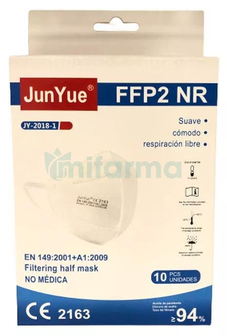 Mascarilla Protectora FFP2 Junyue 10 uds