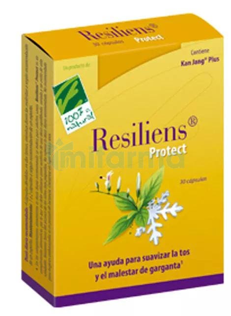 100 Natural Resiliens Protect 30 Capsulas