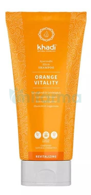 Khadi Champu Vitalidad Naranja 200 ml