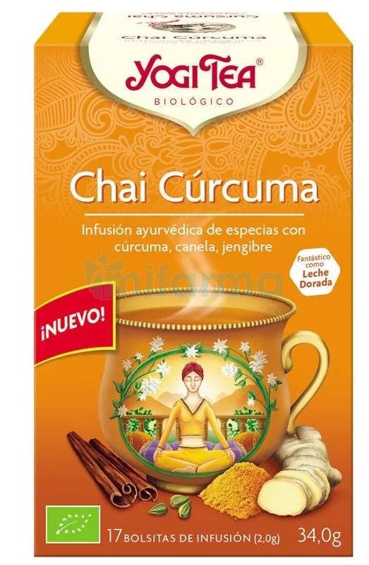 Infusion Chai Curcuma Yogi Tea 17 Bolsitas