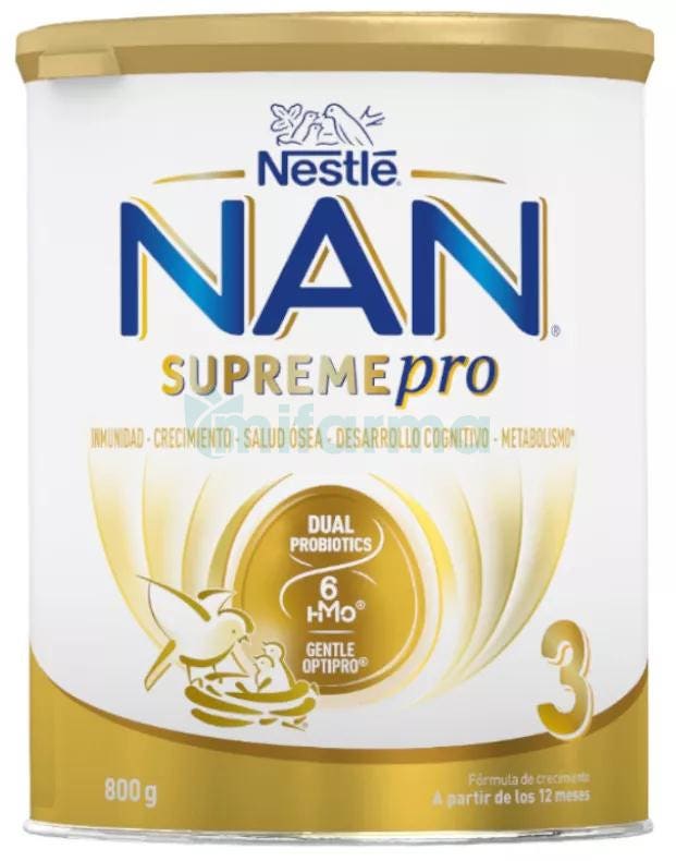 Nestle Nan Supreme Pro 3 Leche Crecimiento 800 gr