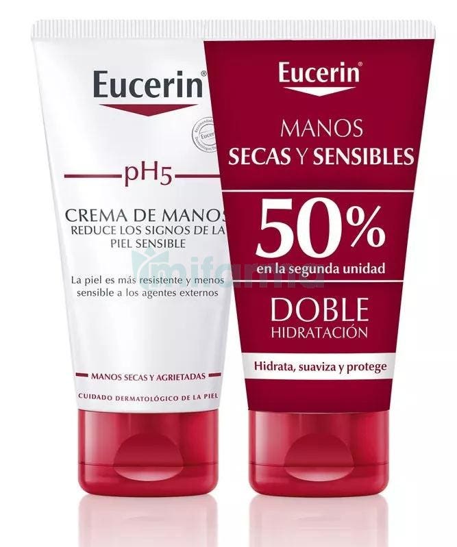 Eucerin pH5 Crema de Manos 2x75 ml