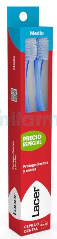 Lacer Cepillo Dental Technic Medio 2 uds Cepillo de Viaje GRATIS